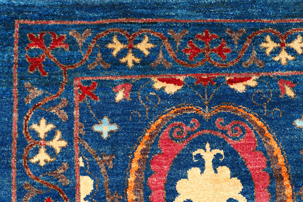 Blue Suzani 9' 1 x 12' - No. 56661 - ALRUG Rug Store