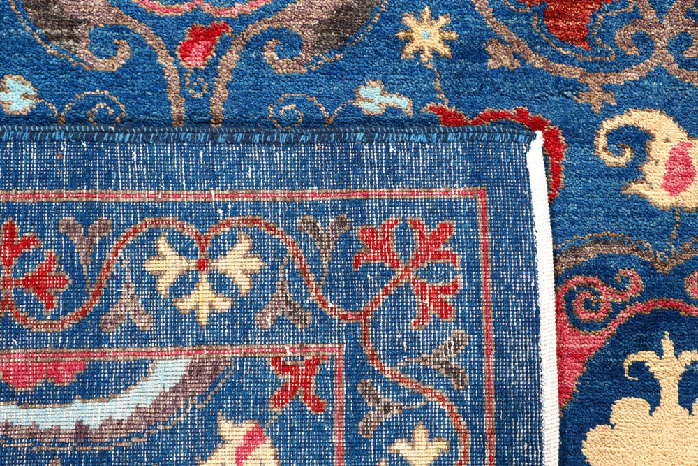 Blue Suzani 9' 1 x 12' - No. 56661 - ALRUG Rug Store