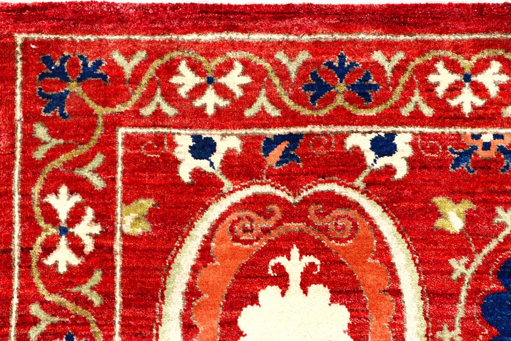Firebrick Gabbeh 5' 8 x 8' 5 - No. 56662 - ALRUG Rug Store