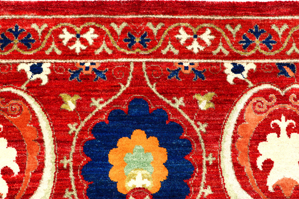 Firebrick Gabbeh 5' 8 x 8' 5 - No. 56662 - ALRUG Rug Store