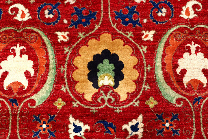 Firebrick Gabbeh 5' 8 x 8' 5 - No. 56662 - ALRUG Rug Store