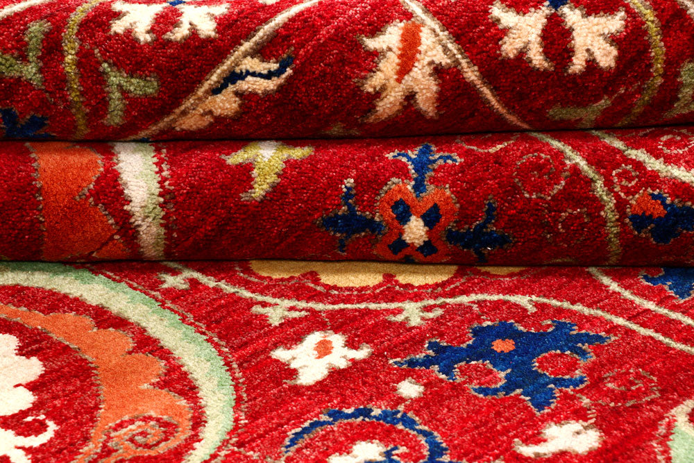 Firebrick Gabbeh 5' 8 x 8' 5 - No. 56662 - ALRUG Rug Store