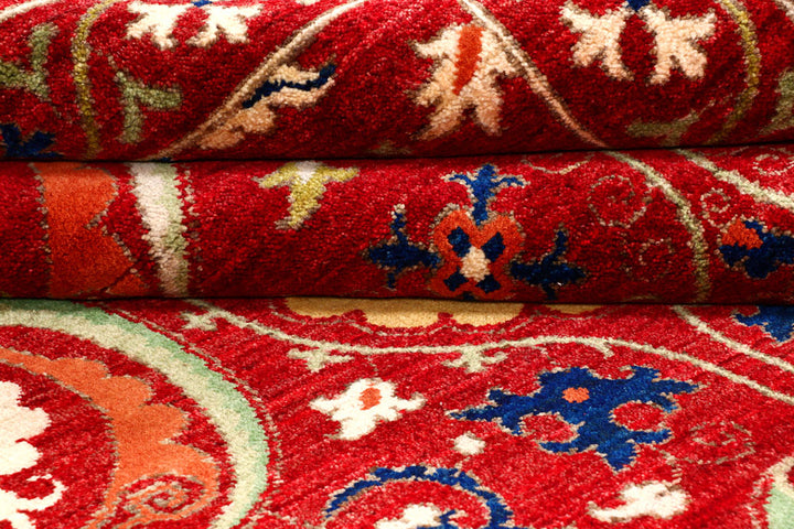 Firebrick Gabbeh 5' 8 x 8' 5 - No. 56662 - ALRUG Rug Store