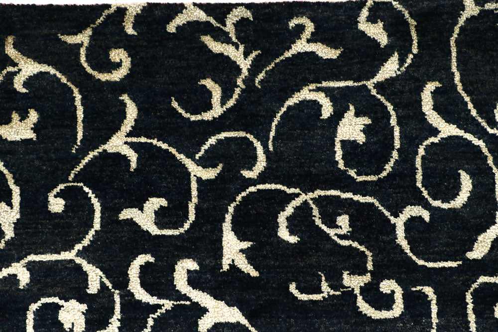 Black Gabbeh 5' 7 x 8' 2 - No. 56668 - ALRUG Rug Store