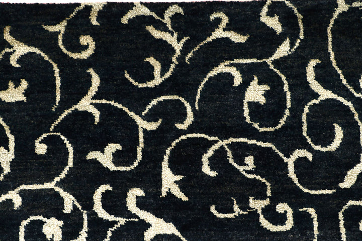 Black Gabbeh 5' 7 x 8' 2 - No. 56668 - ALRUG Rug Store