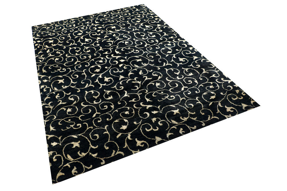 Black Gabbeh 5' 7 x 8' 2 - No. 56668 - ALRUG Rug Store