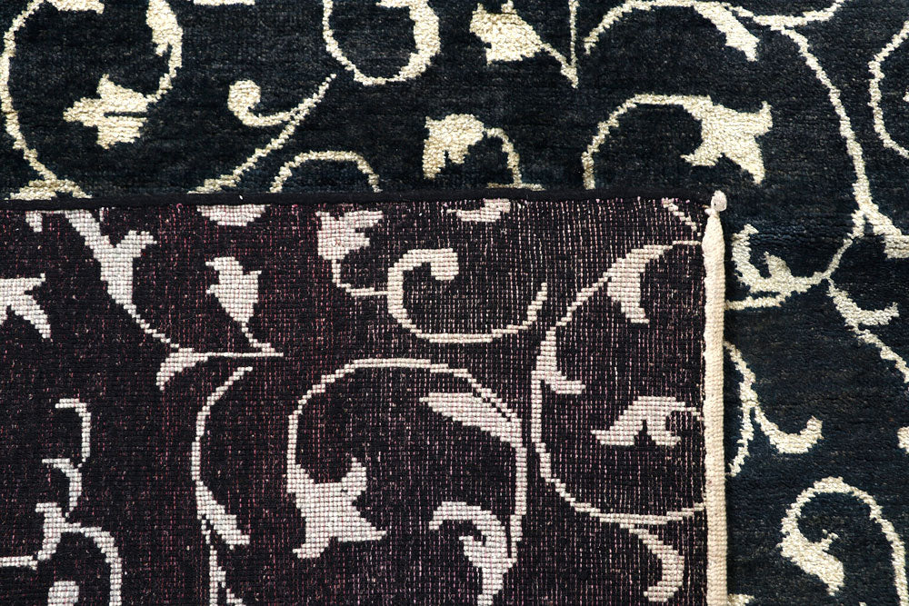 Black Gabbeh 5' 7 x 8' 2 - No. 56668 - ALRUG Rug Store
