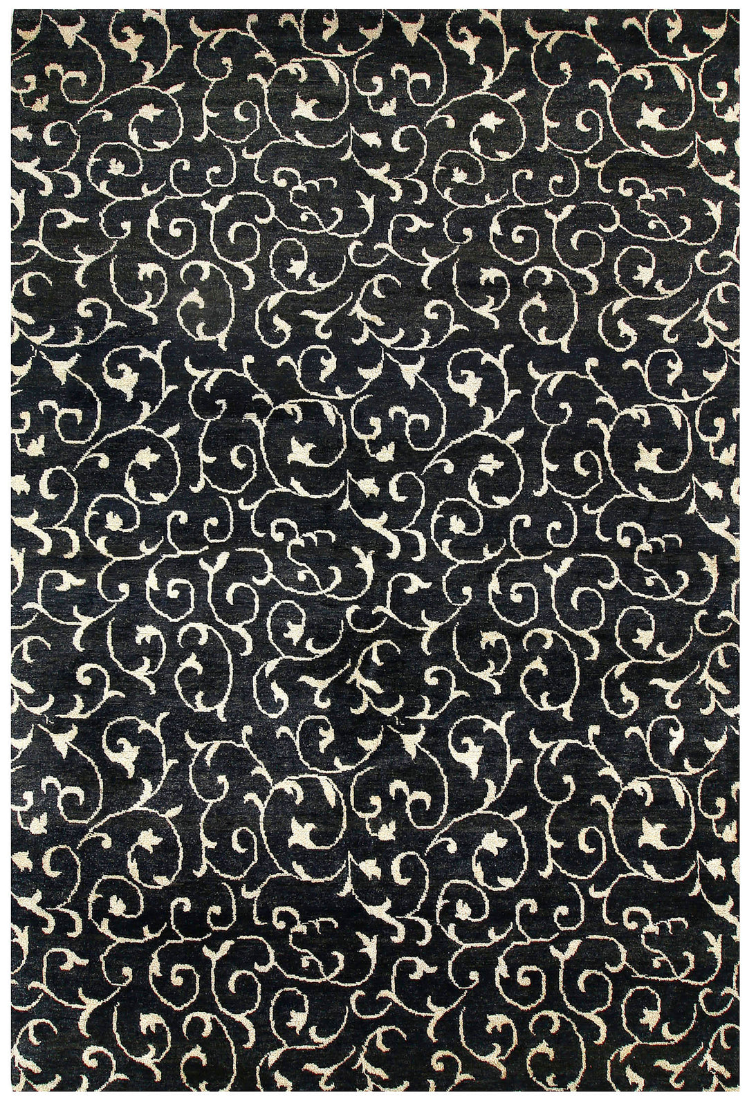 Black Gabbeh 5' 7 x 8' 2 - No. 56668 - ALRUG Rug Store
