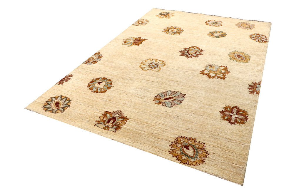 Wheat Gabbeh 5' 11 x 8' 8 - No. 56672 - ALRUG Rug Store