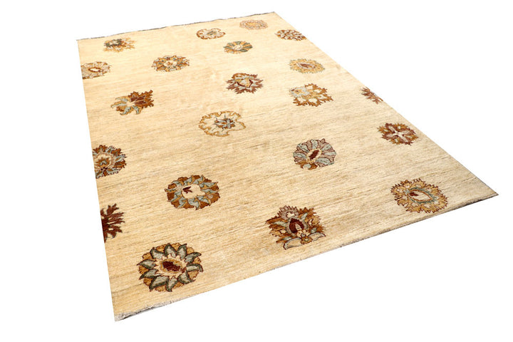 Wheat Gabbeh 5' 11 x 8' 8 - No. 56672 - ALRUG Rug Store