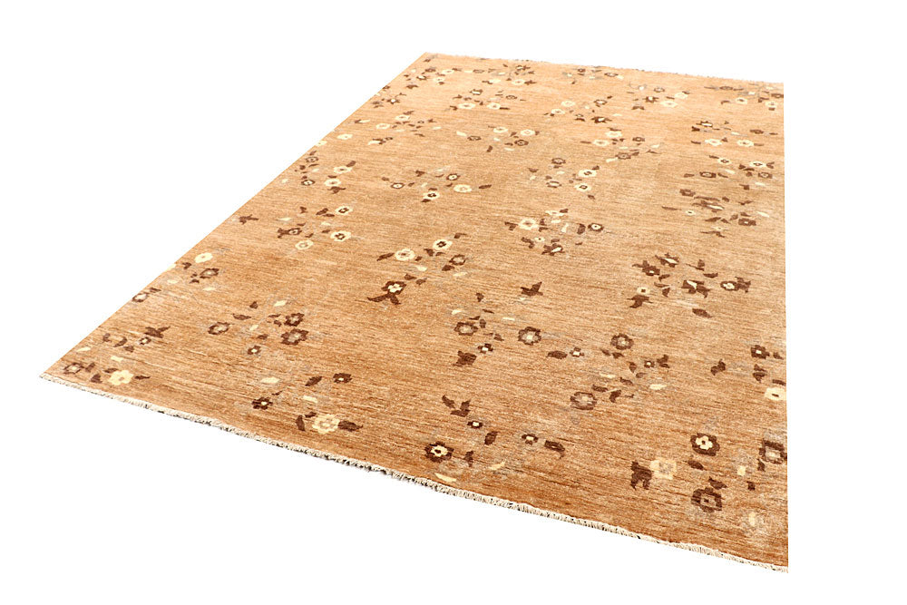 Sandy Brown Gabbeh 6' 6 x 9' 5 - No. 56674 - ALRUG Rug Store