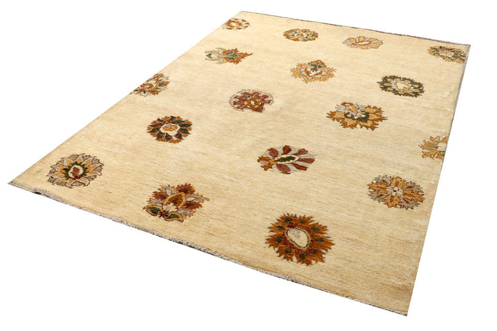 Wheat Gabbeh 5' 7 x 7' 8 - No. 56675 - ALRUG Rug Store