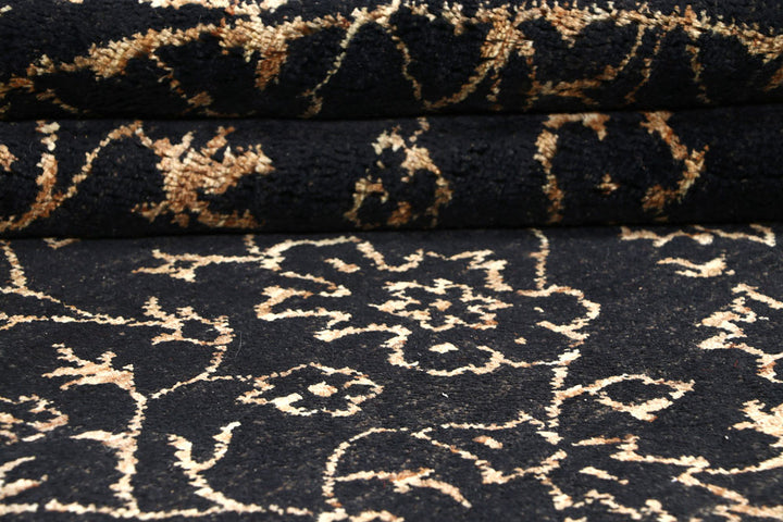 Black Gabbeh 8' 3 x 8' 1 - No. 56678 - ALRUG Rug Store