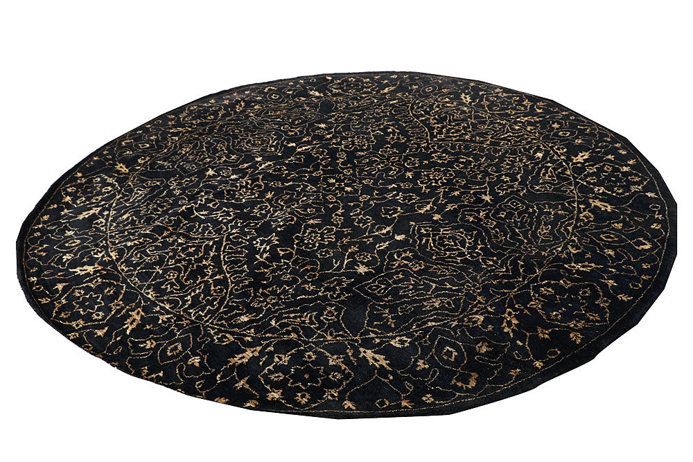 Black Gabbeh 8' 3 x 8' 1 - No. 56678 - ALRUG Rug Store