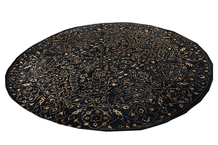 Black Gabbeh 8' 3 x 8' 1 - No. 56678 - ALRUG Rug Store