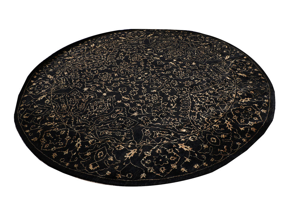 Black Gabbeh 8' 3 x 8' 1 - No. 56678 - ALRUG Rug Store