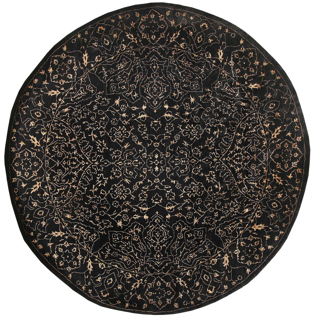 Black Gabbeh 8' 3 x 8' 1 - No. 56678 - ALRUG Rug Store