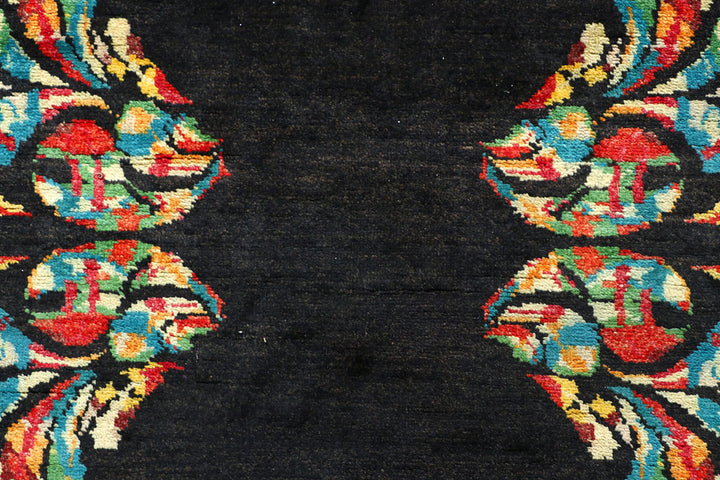 Black Gabbeh 4' 8 x 7' 1 - No. 56679 - ALRUG Rug Store