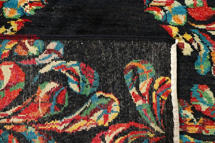 Black Gabbeh 4' 8 x 7' 1 - No. 56679 - ALRUG Rug Store