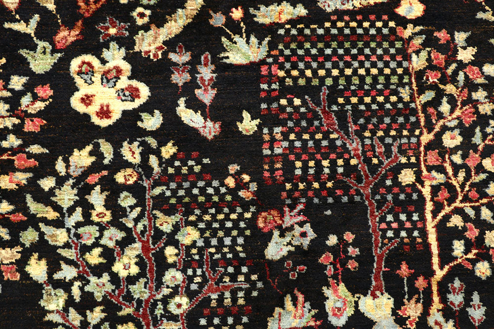 Saddle Brown Gabbeh 6' 6 x 9' 5 - No. 56681 - ALRUG Rug Store