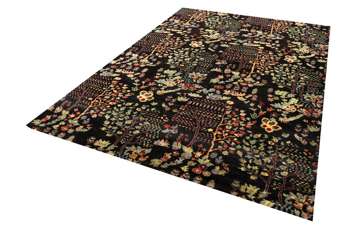 Saddle Brown Gabbeh 6' 6 x 9' 5 - No. 56681 - ALRUG Rug Store