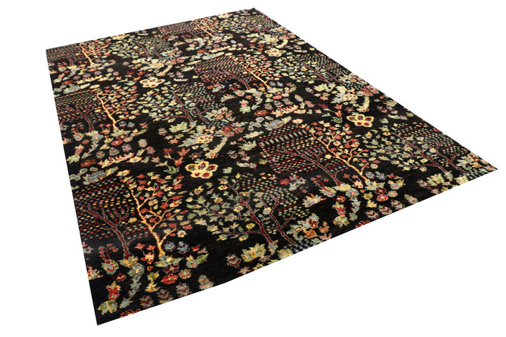 Saddle Brown Gabbeh 6' 6 x 9' 5 - No. 56681 - ALRUG Rug Store