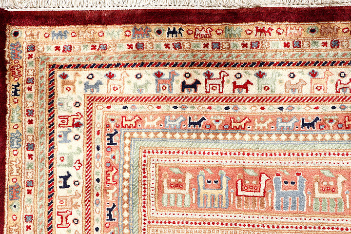 Multi Colored Gabbeh 5' 5 x 7' 9 - No. 56687 - ALRUG Rug Store