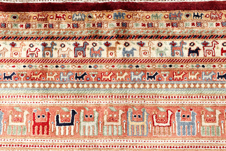 Multi Colored Gabbeh 5' 5 x 7' 9 - No. 56687 - ALRUG Rug Store