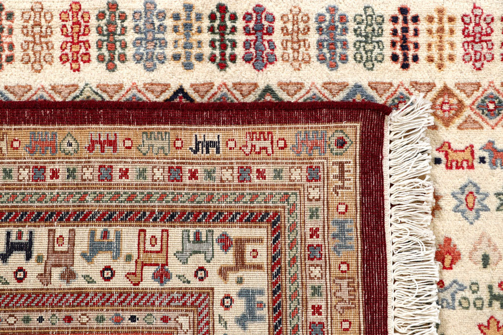 Multi Colored Gabbeh 5' 5 x 7' 9 - No. 56687 - ALRUG Rug Store