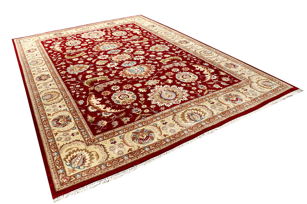 Maroon Mahal 8' 4 x 11' 8 - No. 56689 - ALRUG Rug Store