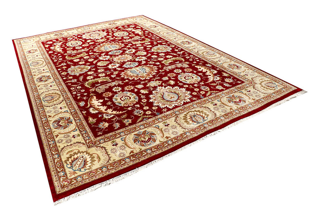 Maroon Mahal 8'  4" x 11'  8" - No. QA62946