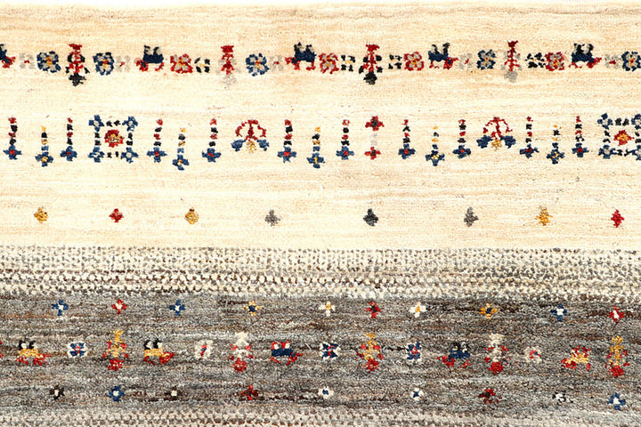 Multi Colored Gabbeh 5'  6" x 8'  5" - No. QA97083