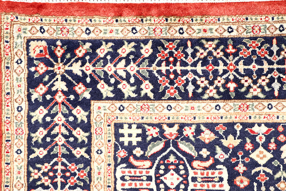 Tomato Isfahan 5' 5 x 8' 1 - No. 56692 - ALRUG Rug Store