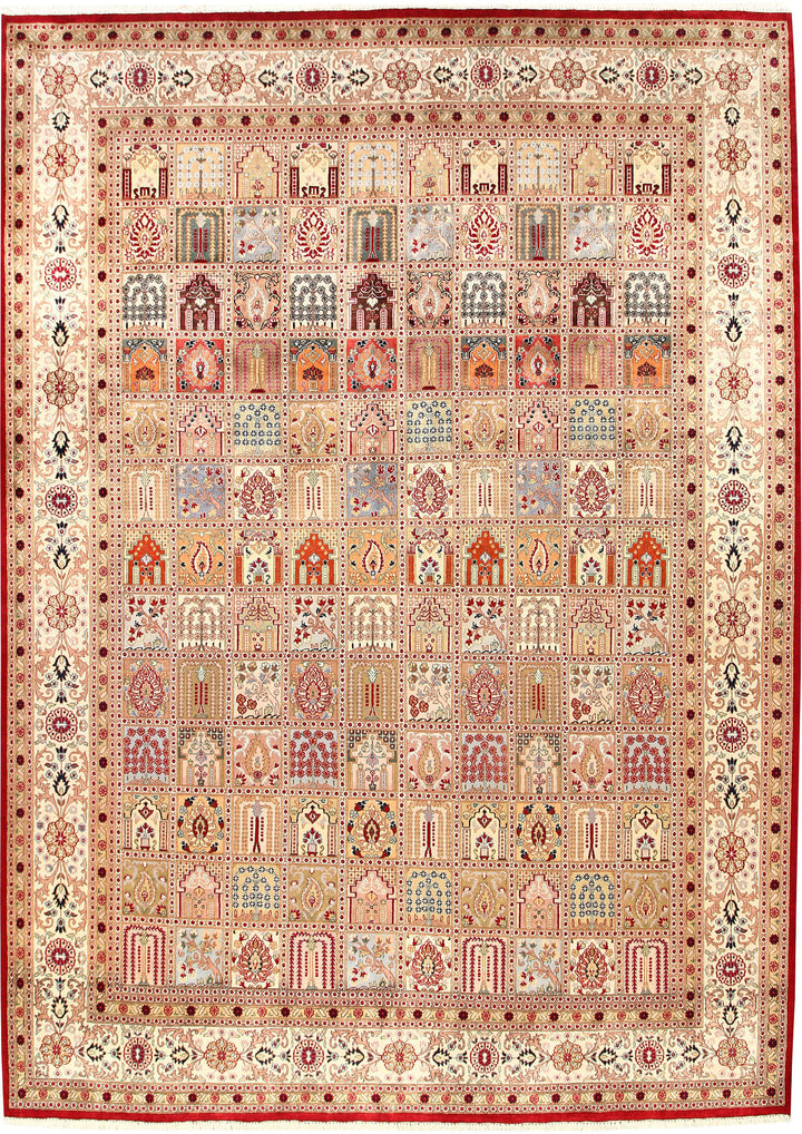 Multi Colored Bakhtiar 8'  4" x 11'  6" - No. QA43852