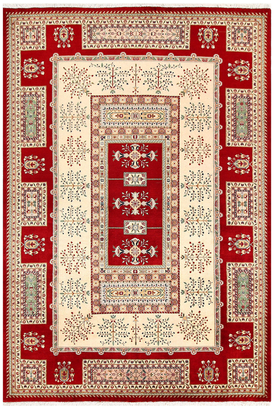 Firebrick Bakhtiar 5' 7 x 8' 1 - No. 56694 - ALRUG Rug Store