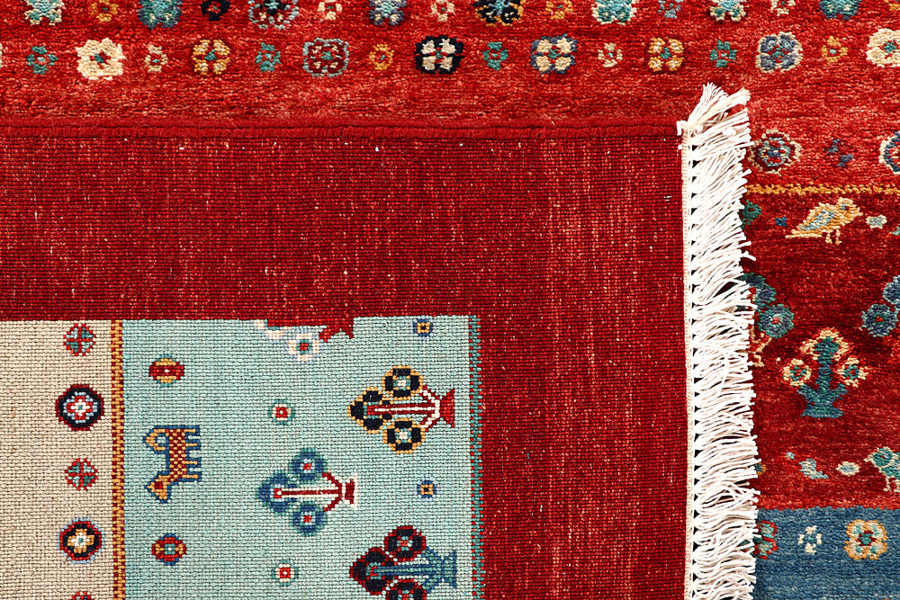 Multi Colored Gabbeh 5' 7 x 8' 1 - No. 56696 - ALRUG Rug Store