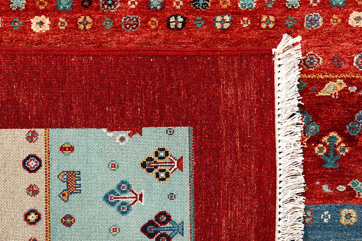 Multi Colored Gabbeh 5' 7 x 8' 1 - No. 56696 - ALRUG Rug Store