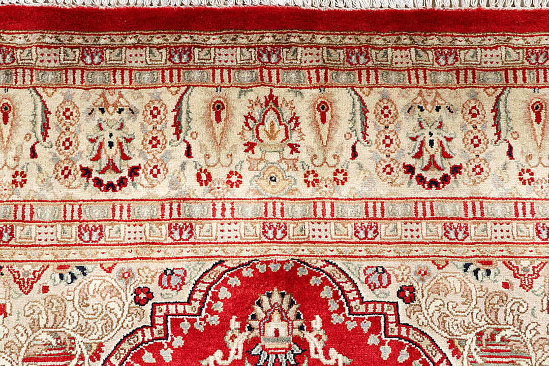 Firebrick Isfahan 5'  7" x 8'  7" - No. QA85102