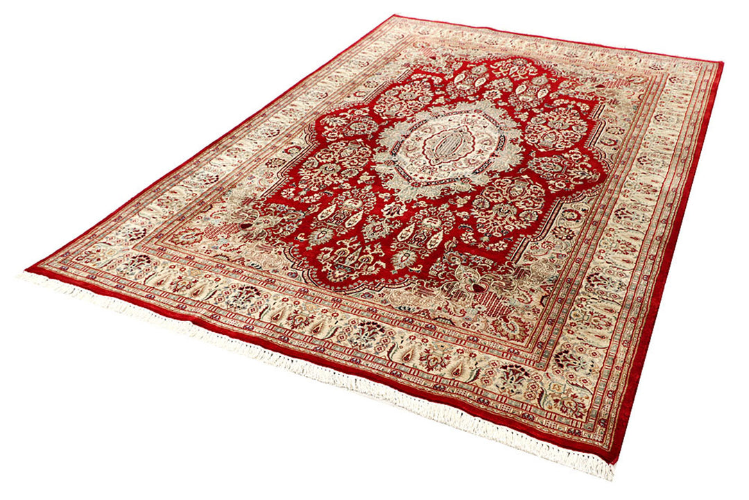 Firebrick Isfahan 5'  7" x 8'  7" - No. QA85102