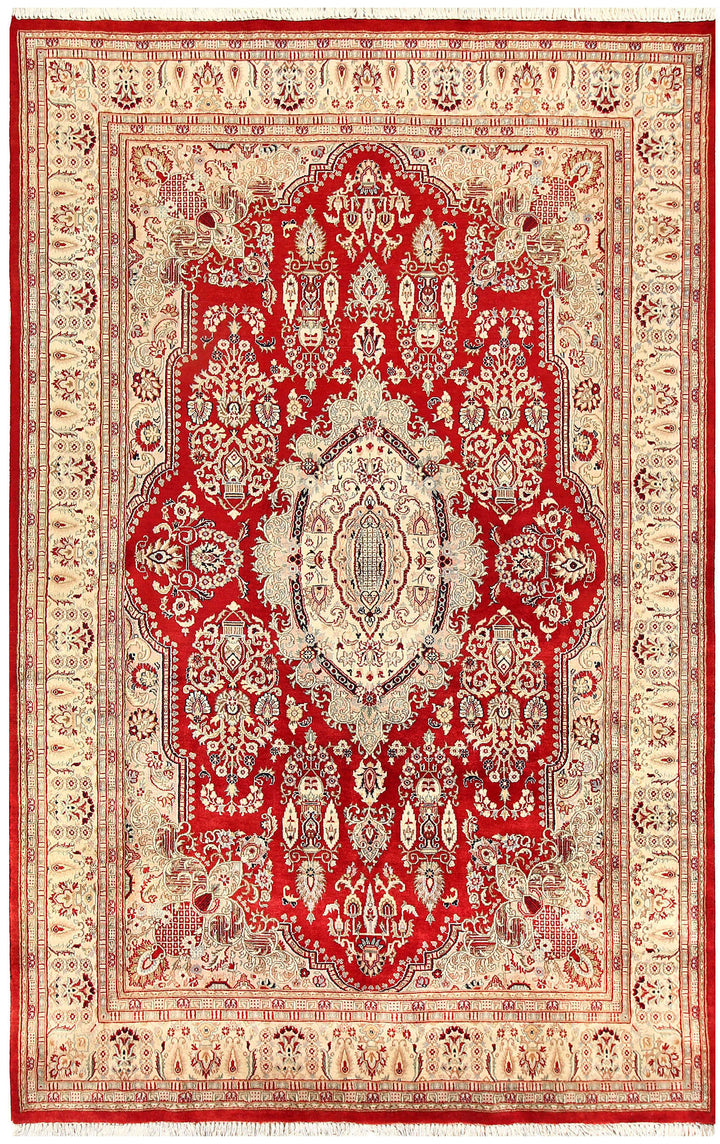 Firebrick Isfahan 5'  7" x 8'  7" - No. QA85102