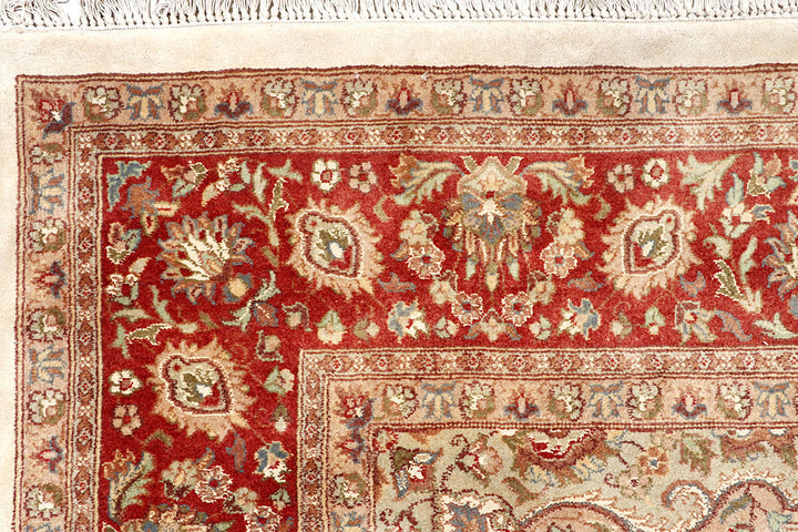 Cornsilk Kashan 6' 8 x 9' 11 - No. 56699 - ALRUG Rug Store