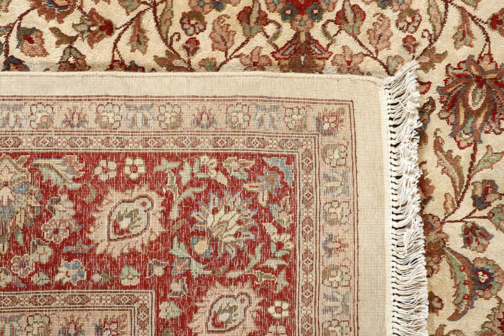 Cornsilk Kashan 6' 8 x 9' 11 - No. 56699 - ALRUG Rug Store