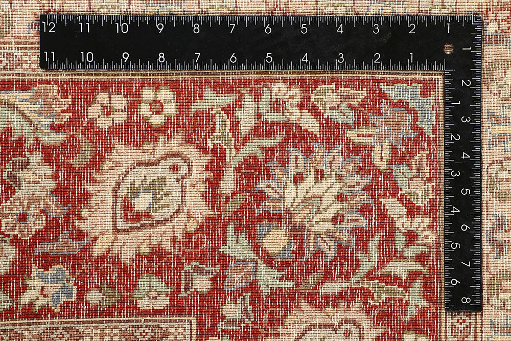 Cornsilk Kashan 6' 8 x 9' 11 - No. 56699 - ALRUG Rug Store