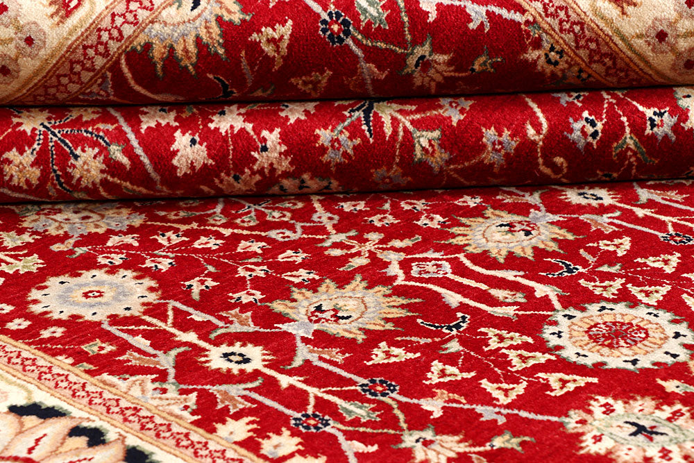 Dark Red Mahal 6' 7 x 9' 9 - No. 56703 - ALRUG Rug Store