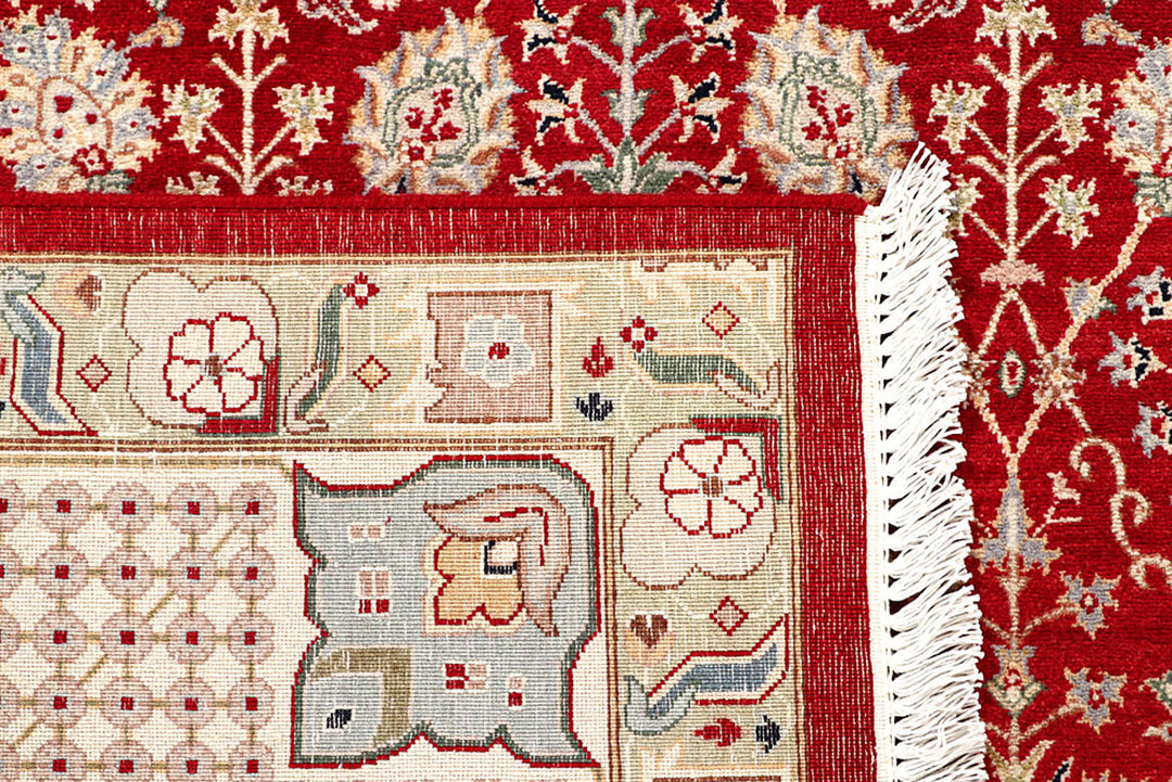 Dark Red Mahal 6'  7" x 9'  9" - No. QA35289