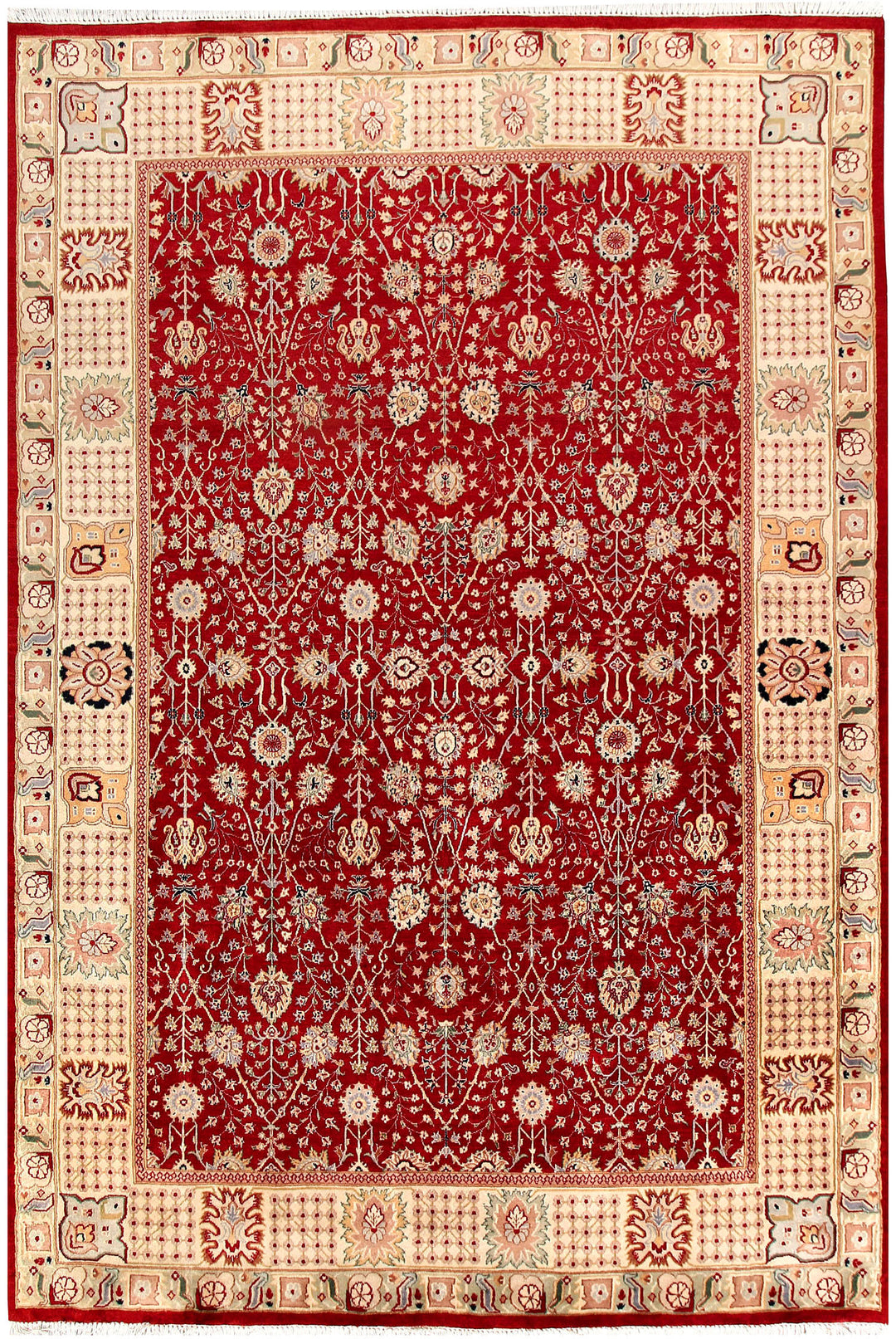 Dark Red Mahal 6' 7 x 9' 9 - No. 56703 - ALRUG Rug Store