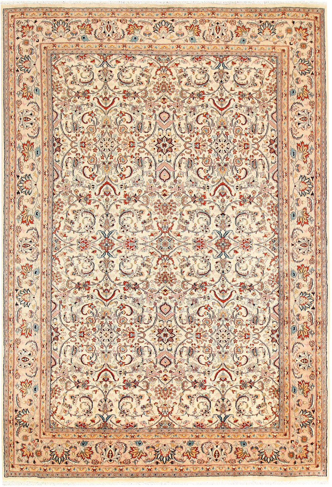 Cornsilk Mahal 6' 6 x 9' 5 - No. 56706 - ALRUG Rug Store