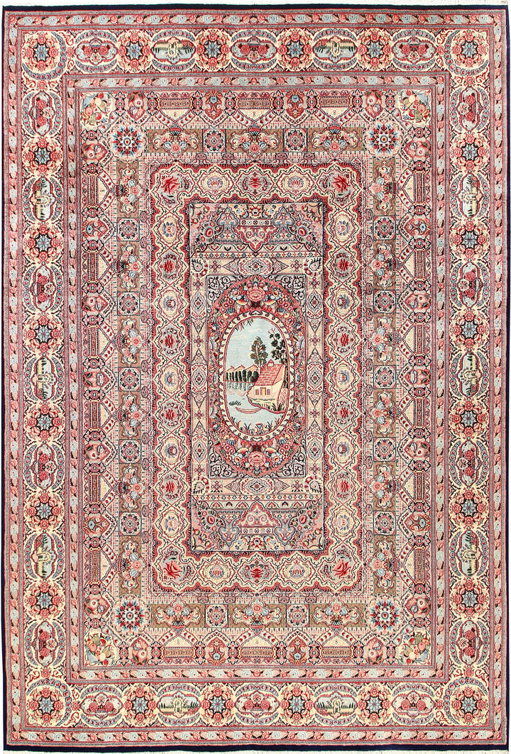 Multi Colored Pictorial 8'  2" x 11'  10" - No. QA16573