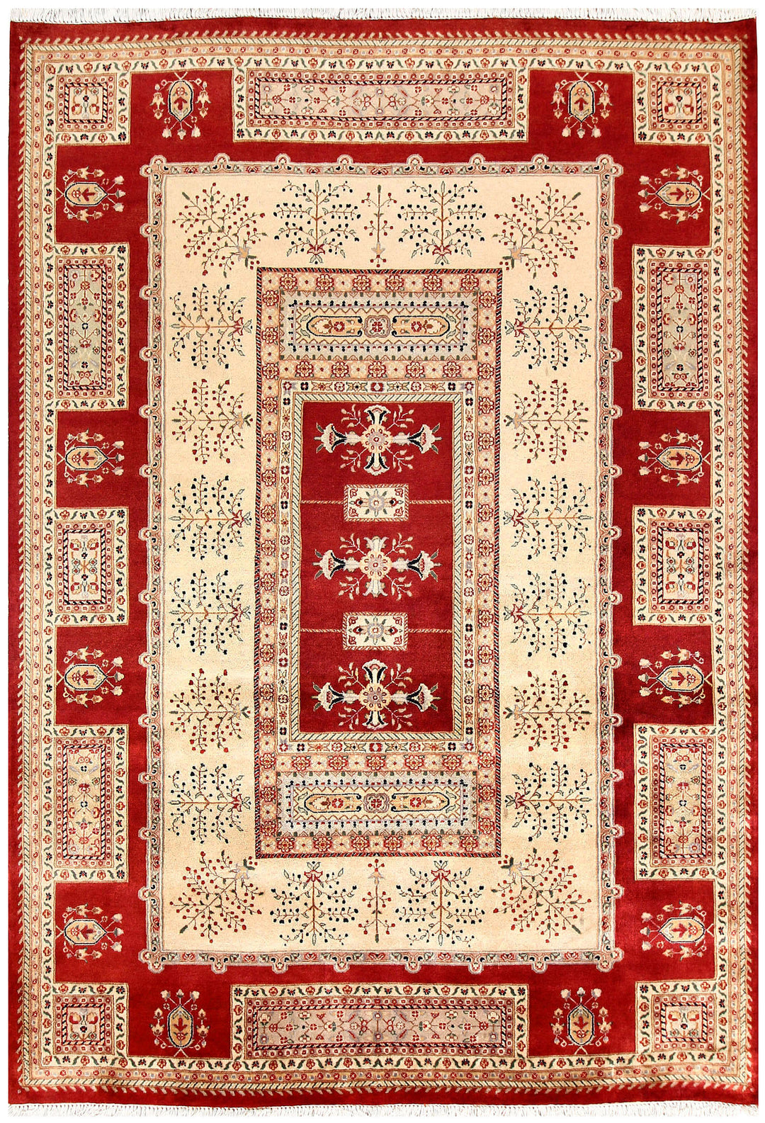 Firebrick Bakhtiar 5' 6 x 7' 10 - No. 56716 - ALRUG Rug Store