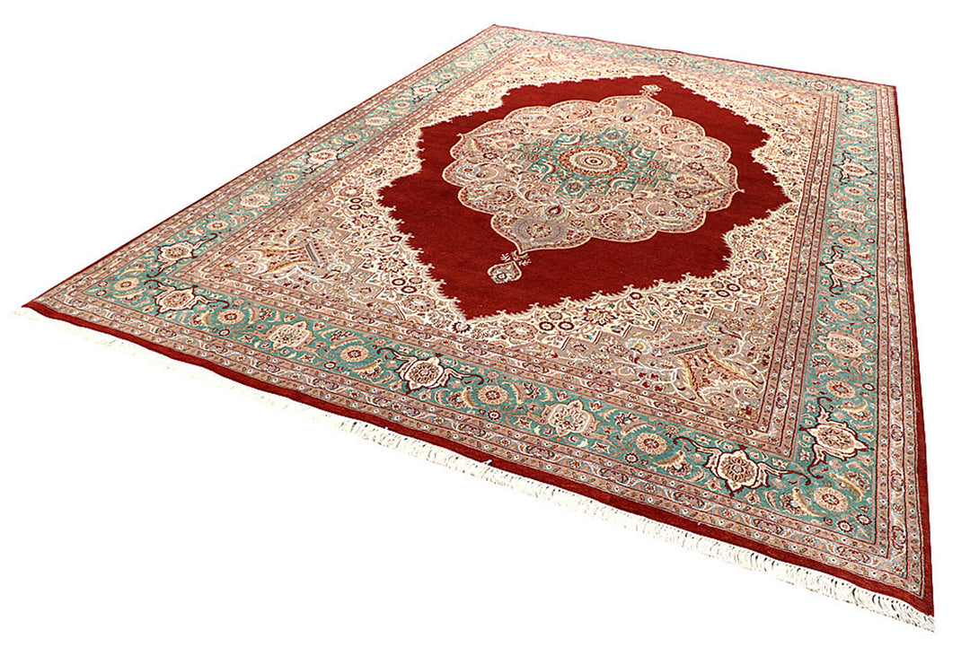 Orange Red Isfahan 8'  4" x 12'  2" - No. QA61262